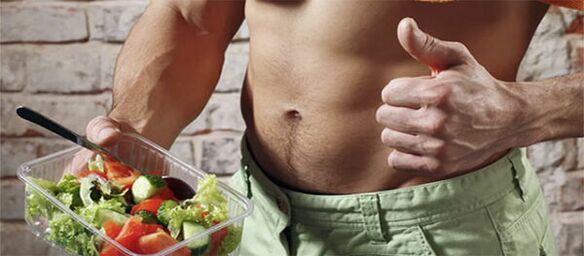 Geméis Salat fir männlech Potenz