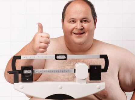 Obesitéit ass ee vun de Grënn fir d'Verschlechterung vun der männlecher Potenz